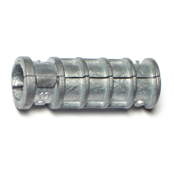 Midwest Fastener Short Lag Shield, 3/8" Dia, Alloy Steel Zinc Plated, 6 PK 60773